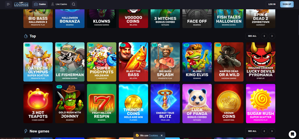 SlotLounge terms recording x35 wagering on its thirty free spins